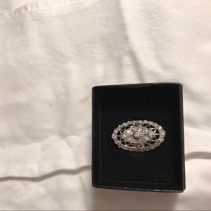 Vintage Sterling Silver Art Deco Ring